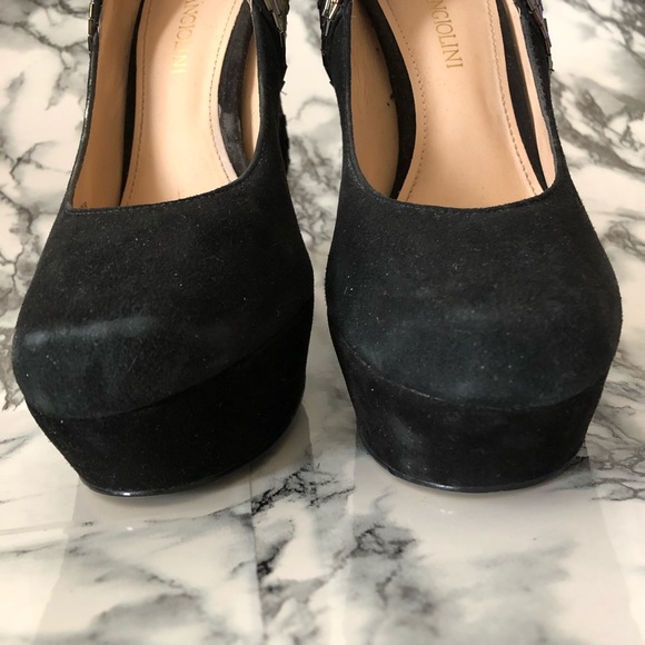 Enzo Angiolini Beaded Black Suede Pumps 🖤✨ - Picture 6 of 8